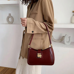 Stylish PU Leather Shoulder Bag for Women Small Handbag