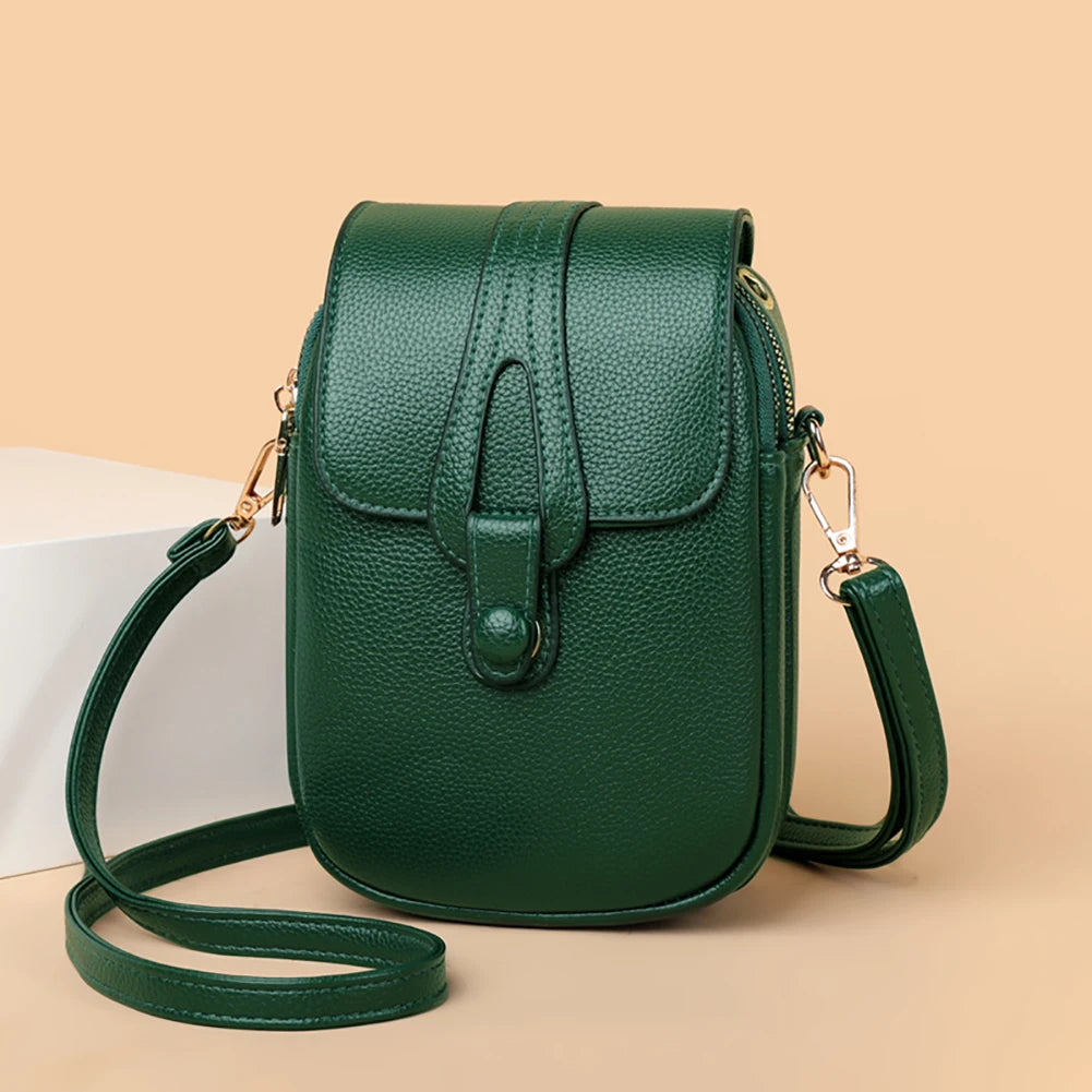 PU Leather Women Saddle Bag Messenger Shoulder Bags