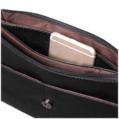 Soft Leather Envelope Bag Clutch Shoulder Handbag Purse Totes