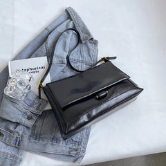 Vintage PU Leather Shoulder Bag for Women Large Tote Handbag Bolsos Sac