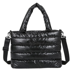 Warm Cotton Crossbody Bag Women Shoulder Tote Winter Handbag