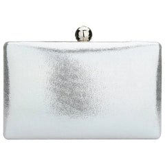 Red Leather Evening Bag Chain Party Shoulder Bags