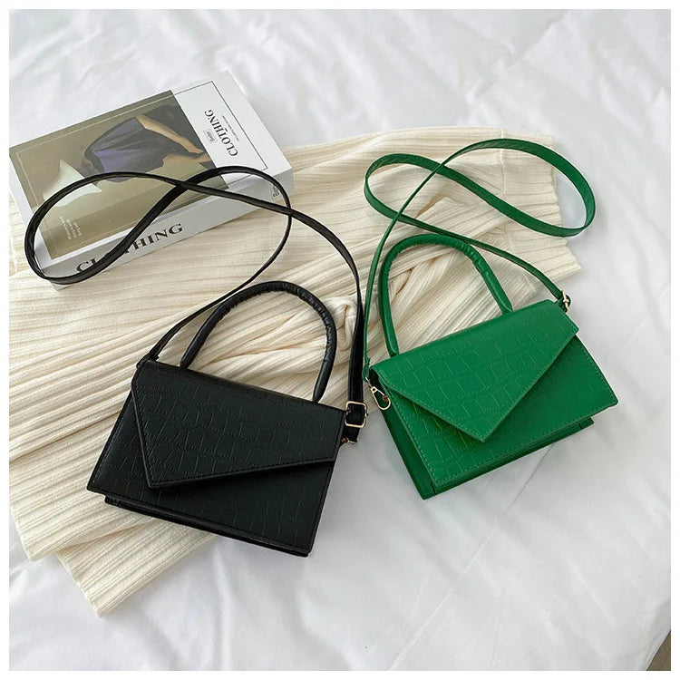 Women's Crossbody Shoulder Bag Small Flap Handbag PU Leather
