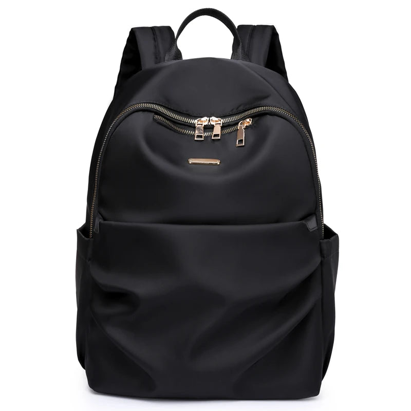 Red Women Backpack Travel Waterproof Shoulder Bags Large Capacity Rucksack