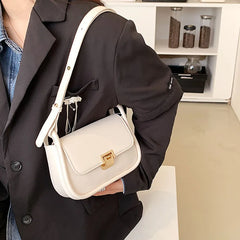 Spring Female Handbags Small Flap PU Leather Crossbody Bag