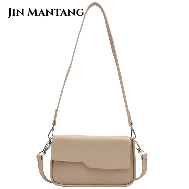 Small Armpit Bag PU Leather Women's Handbag Shoulder Messenger Bag