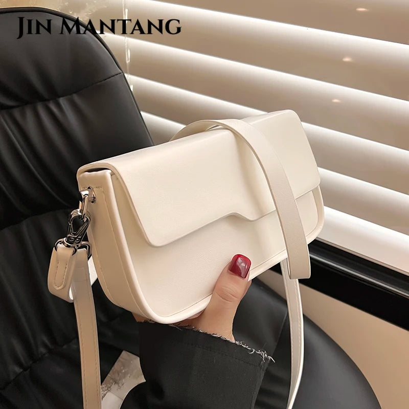 Small Armpit Bag PU Leather Women's Handbag Shoulder Messenger Bag