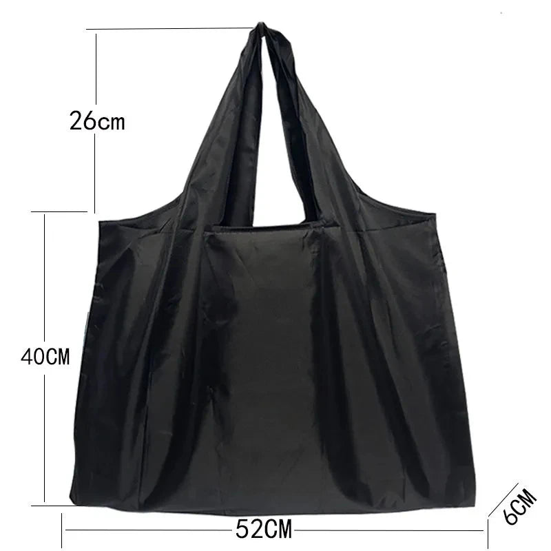 Solid Shopping Bag Women Large Tote Reusable Portable Shoulder Handbags