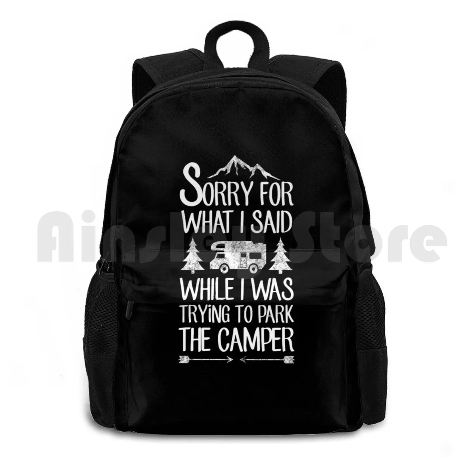 Outdoor Hiking Backpack Waterproof Camping Travel Sorry For What I Said