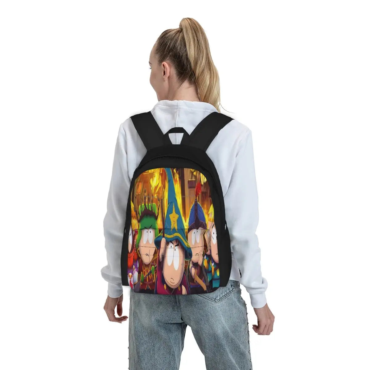 Southpark Wizards Backpacks Men Women Harajuku Travel Bag