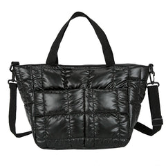 Space Cotton Pad Shoulder Bags Nylon Tote Bag Crossbody Bag