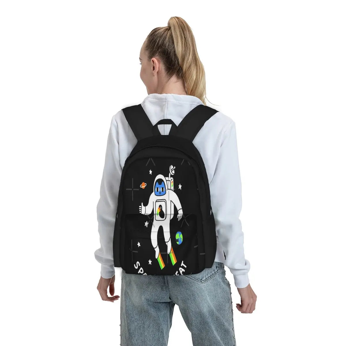 Space Is Neat Backpacks Men's Women's Unisex Bags
