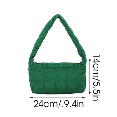 Quilted Winter Padded Shoulder Bag for Women