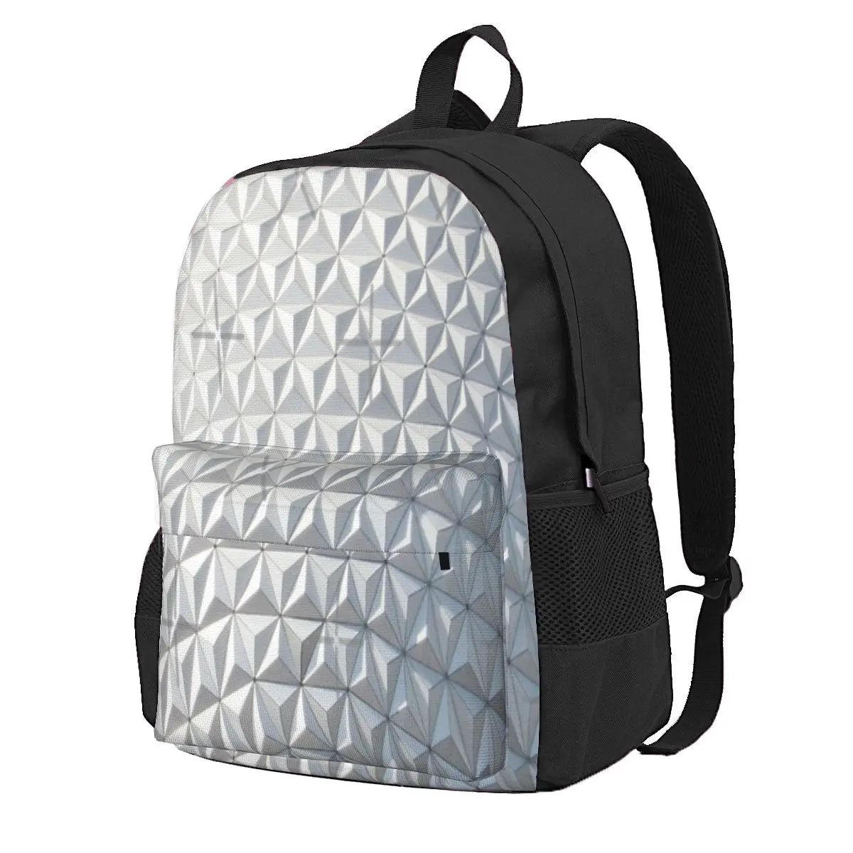 Spaceship Earth 2 Backpacks Men's & Women's Zipper School Bag