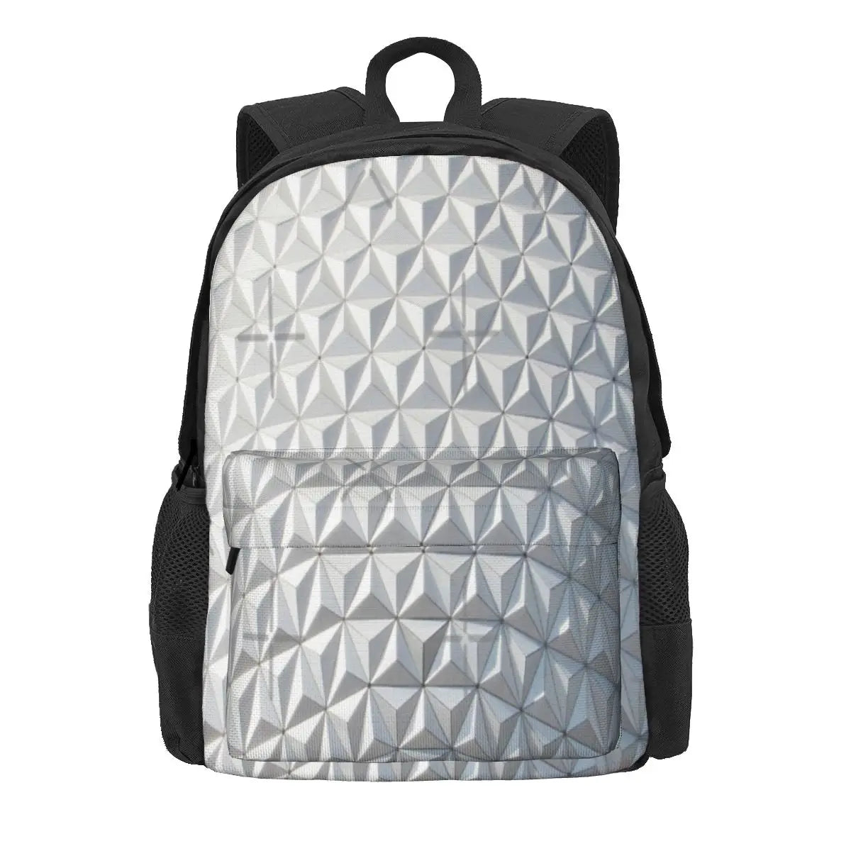 Spaceship Earth 2 Backpacks Men's & Women's Zipper School Bag