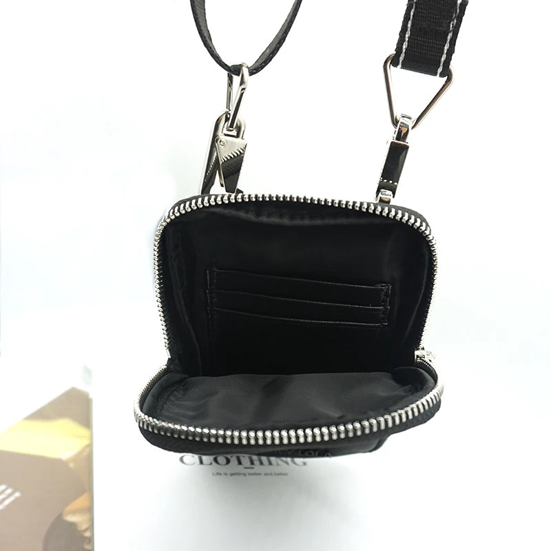 Spanish Women's Mobile Phone Bag Nylon Waterproof Small Crossbody Bags Purse