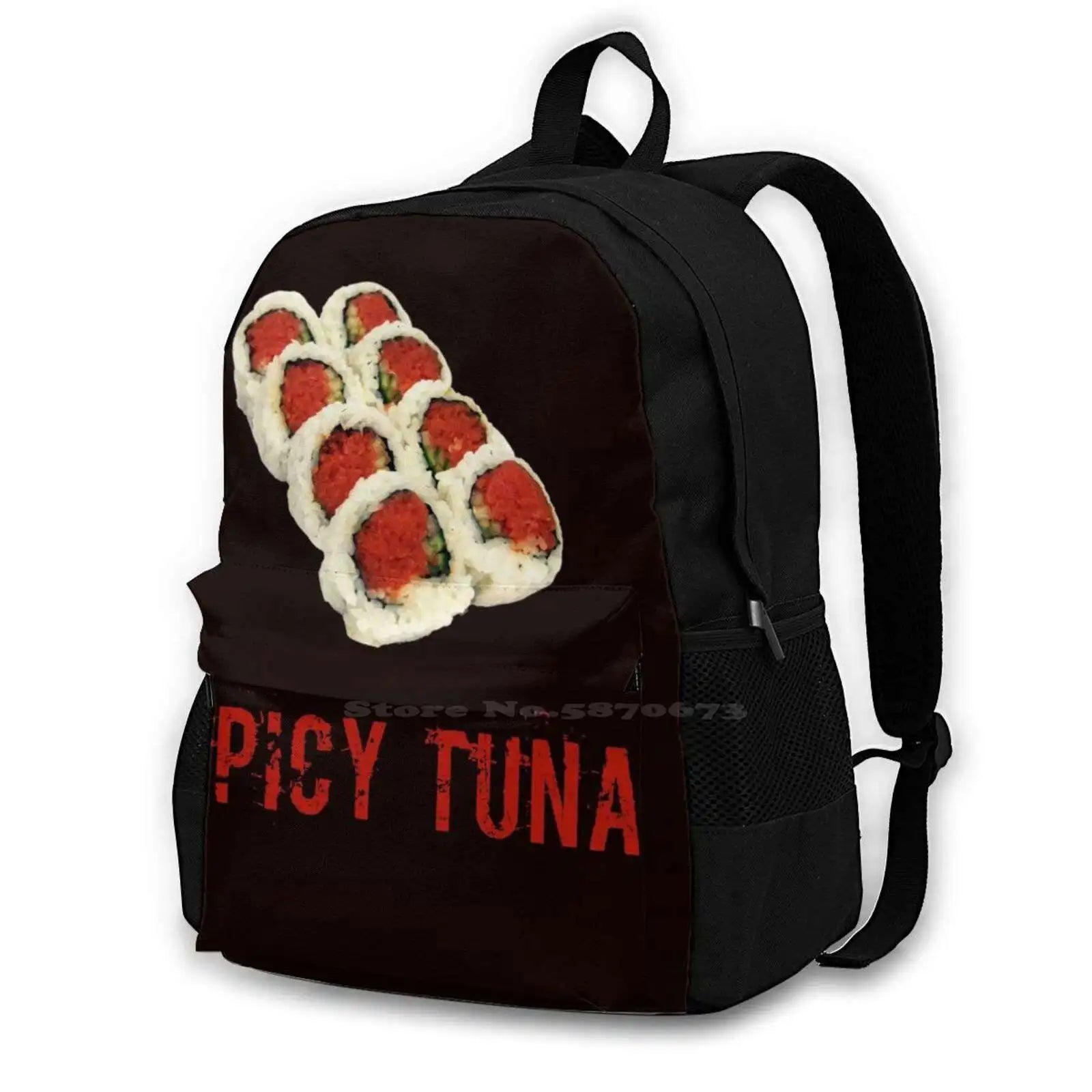 Spicy Tuna Travel Laptop Bagpack Bags