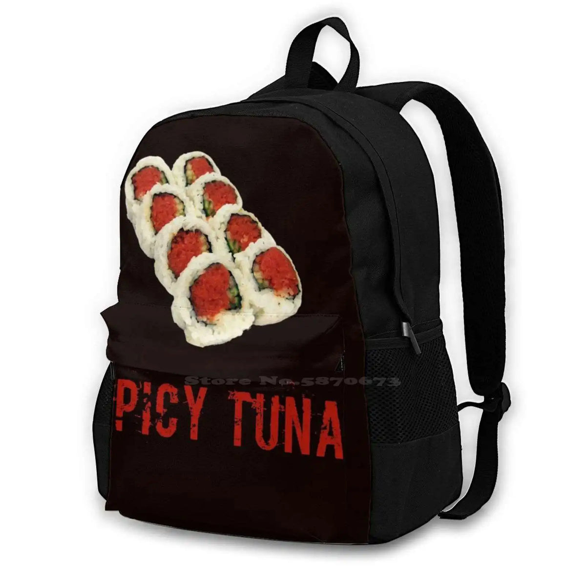 Spicy Tuna Travel Laptop Bagpack Bags