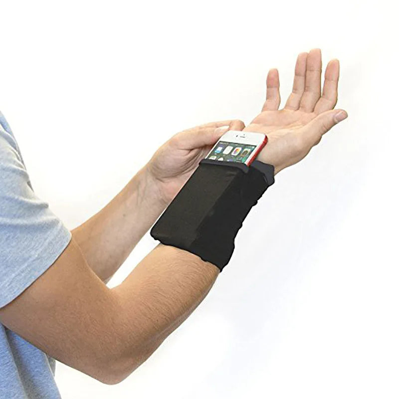 Sport Armband Running Bag Gym Cycling Wristband Badminton Tennis Sweatband