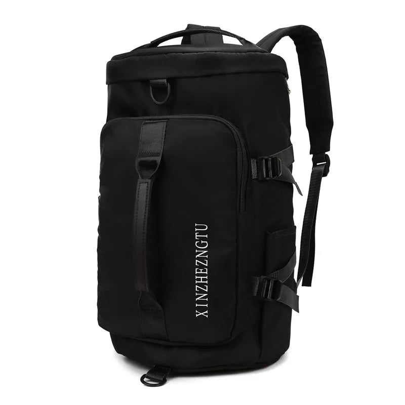 Women's Sports Travel Backpack Multi-pockets Handbag Tote Weekend Bag