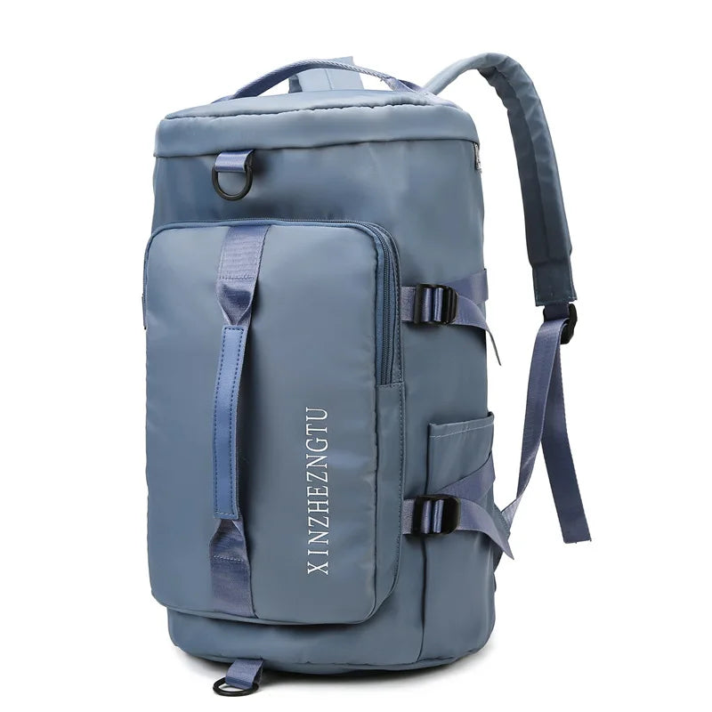 Women's Sports Travel Backpack Multi-pockets Handbag Tote Weekend Bag