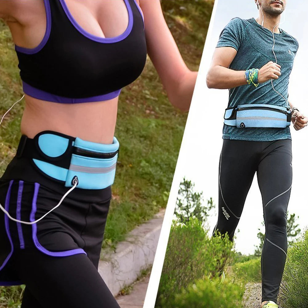 Waterproof Running Waist Bag Jogging Bum Bag Phone Travel Pack