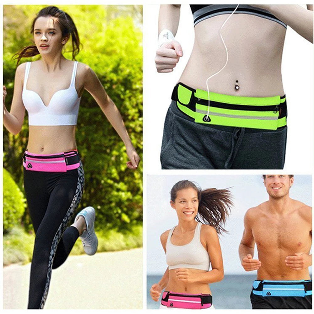 Waterproof Running Waist Bag Jogging Bum Bag Phone Travel Pack