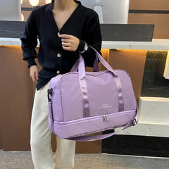 Waterproof Nylon Gym Bag Fitness Training Travel Handbag