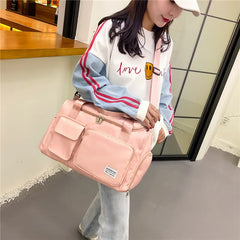 Heart Single Shoulder Oblique Handbag for Sports Travel Fitness