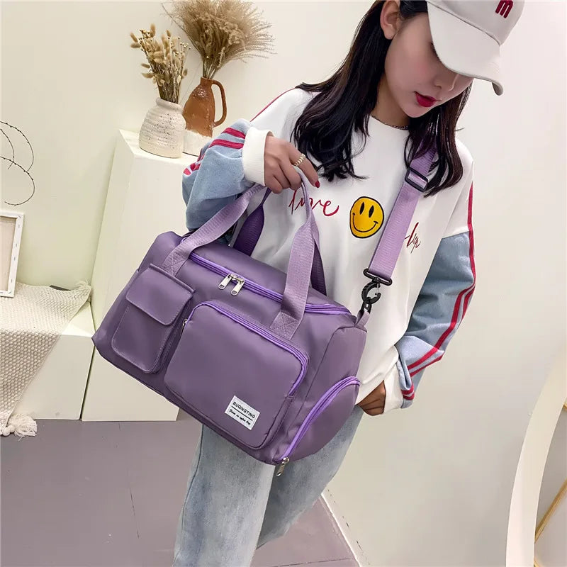 Heart Single Shoulder Handbag for Sports and Travel