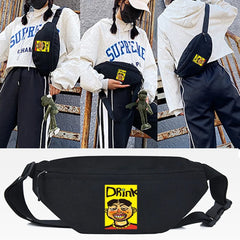 David Print Sports Waist Bag for Women and Men