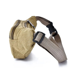 Canvas Hidden Anti-theft Waist Pack for Men Women