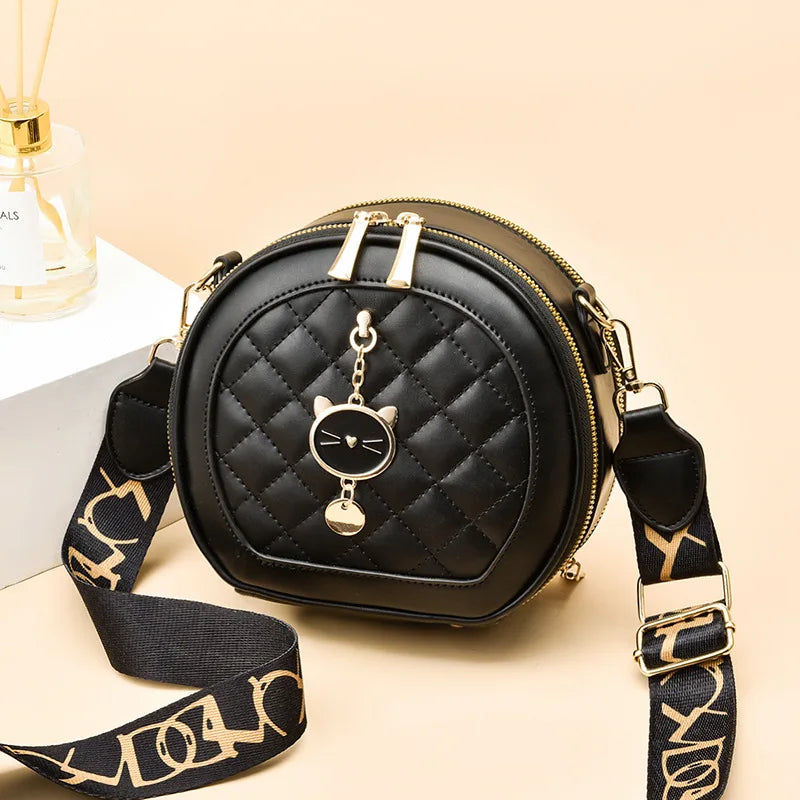 Spring Small Bag Women Ins Small Round Bag Versatile Crossbody Bag