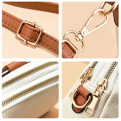 Spring Soft PU Leather Women Shoulder Bags Lightweight Small Satchel