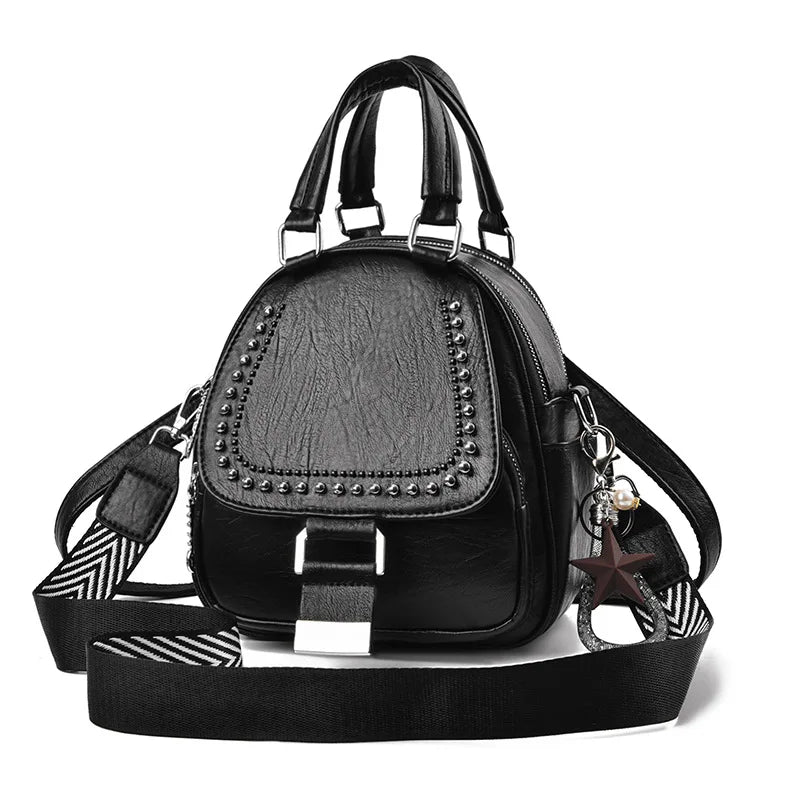Spring Hot High Backpack for Women Multi-functional Three-purpose Bag