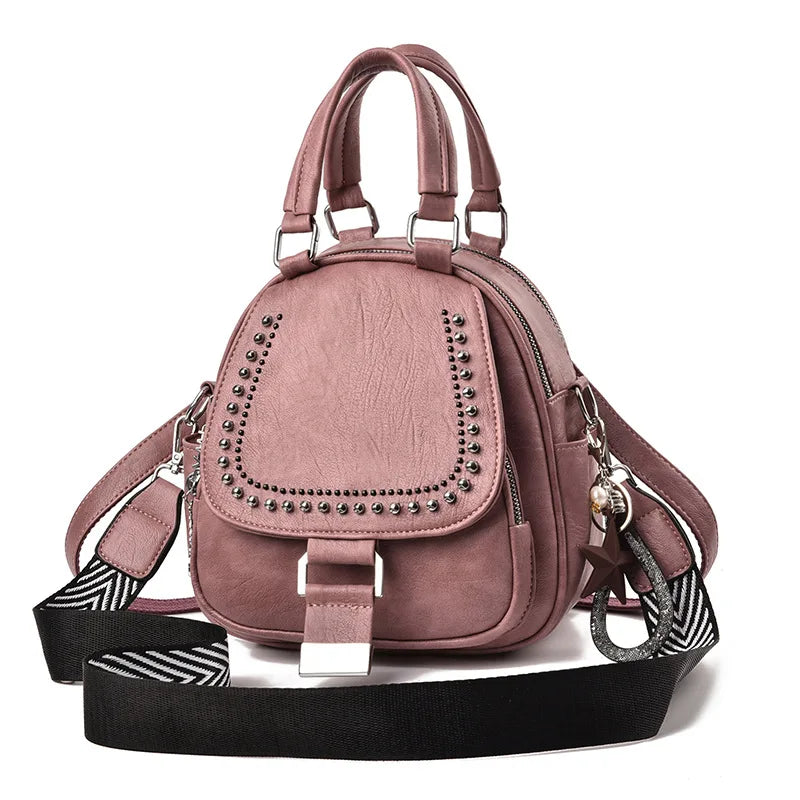 Spring Hot High Backpack for Women Multi-functional Three-purpose Bag