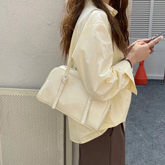 Spring Green PU Leather Shoulder Bag for Women