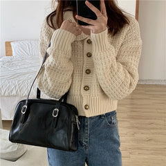 Spring Green PU Leather Shoulder Bag for Women