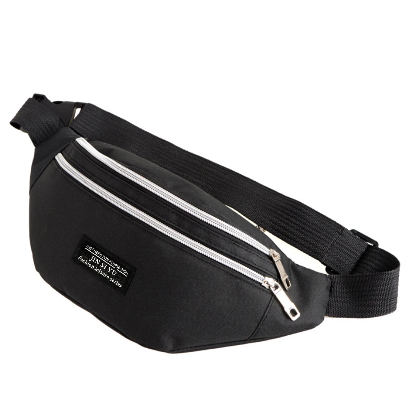 Spring Men's Waist Bag Large Capacity Three Pockets Waterproof Cloth