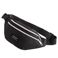 Spring Men's Waist Bag Large Capacity Three Pockets Waterproof Cloth