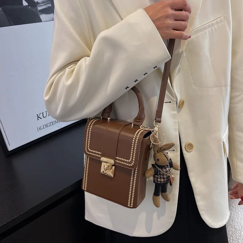 Spring Small Bag Texture Single Shoulder Handbag Female Messenger