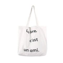 Canvas Shoulder Bag for Girls Large Capacity Shopper Handbag