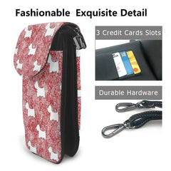 Mini Cross-body Mobile Phone Shoulder Bag PU Leather Female Westie Bag