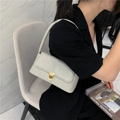 Spring Summer Woman Retro Handbags PU Leather Shoulder Bag Female Bolsa Vintage