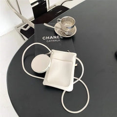 Mini Mobile Phone Bag for Girls PU Handbag