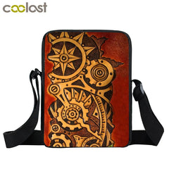 Steampunk Rottweiler Shoulder Dog Messenger Bag for Women