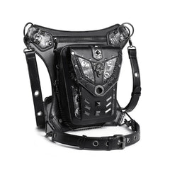 Steampunk Chain Bag Single Shoulder Messenger Waist Fanny Pack Purse Sac Banane