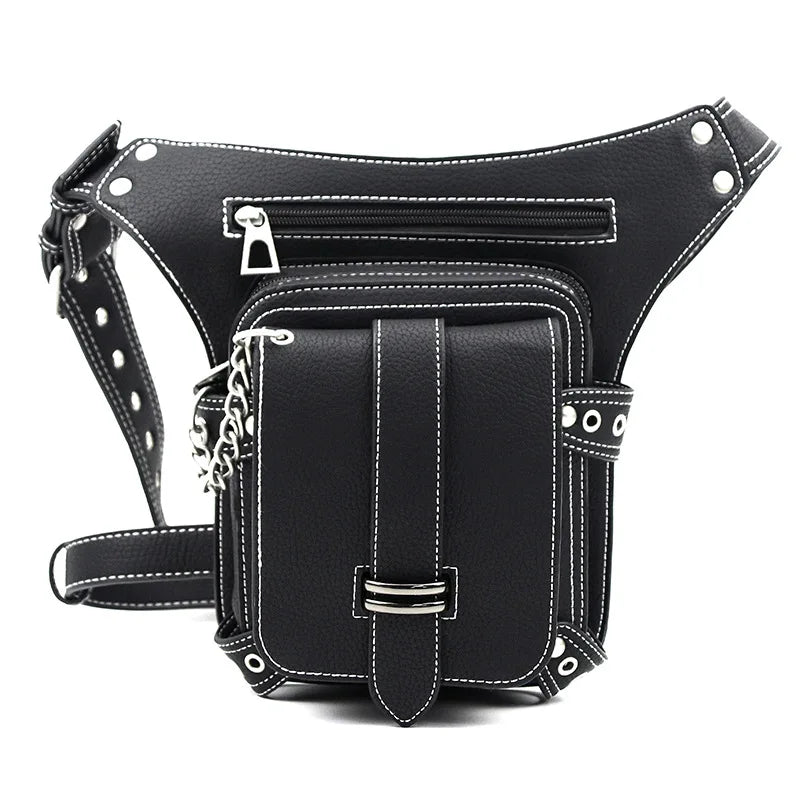 Steampunk Retro Waist Bag Gothic Messenger Bag