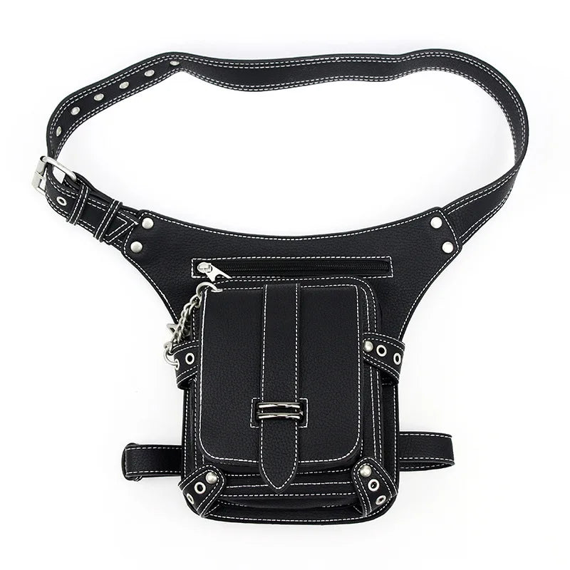 Steampunk Retro Waist Bag Gothic Messenger Bag