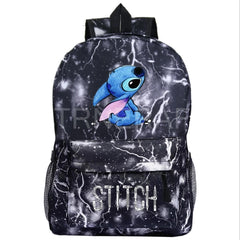 Stitch Backpack Cartoon Women Men School Bags Travel Daily Mochilas
